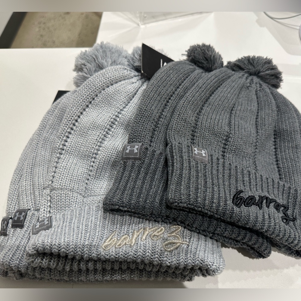 Under armour x barre3 winter hats/headbands